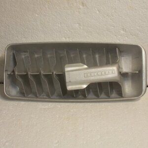 Vintage Quickube Metal Aluminum Ice Cube Tray Preowned